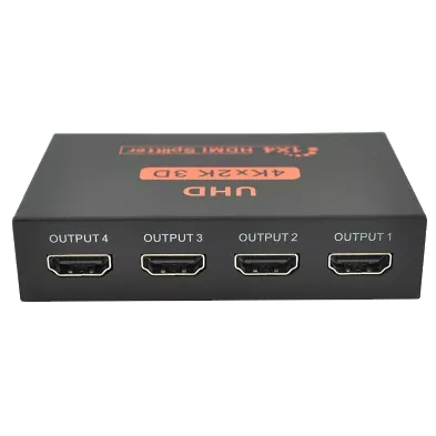 1=>4 порта 4K, 2K DC5V/2A Активний HDMI сплітер