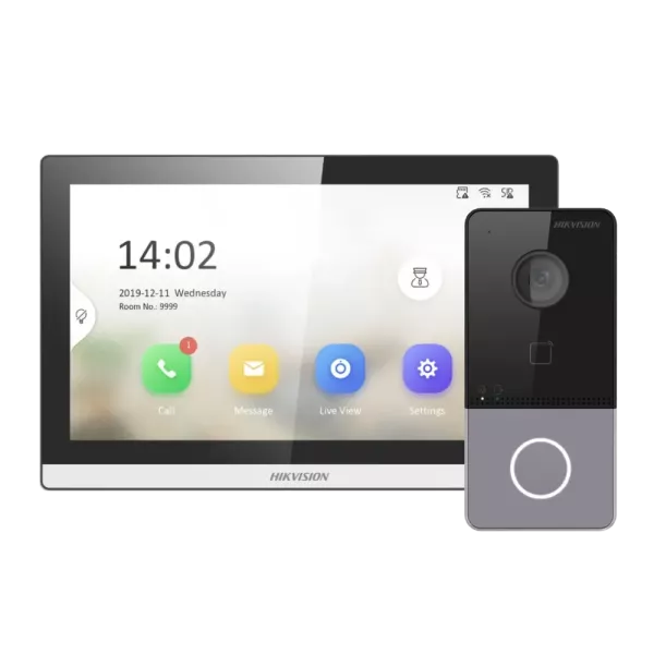 Hikvision WI-FI DS-KV6113-WPE1(C)+ DS-KH6350-WТE1 "Стандарт" Комплект відеодомофона