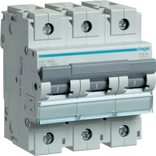 Hager HLF380S 3P, In=80А, «C», 10 kA, 4,5м. Автоматичний вимикач