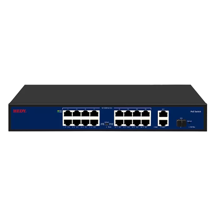 Hedy HN16H2G1S-200-V1 16+2+1SFP Комутатор 19 портів некерований