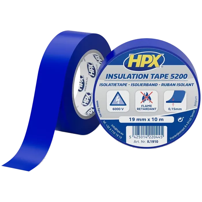 HPX IL1910 HPX5200 19мм х 10м Лента ПВХ изоляционная