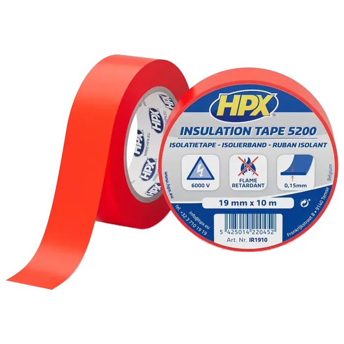 HPX IR1910 HPX5200 19мм х 10м Стрічка ПВХ ізоляційна