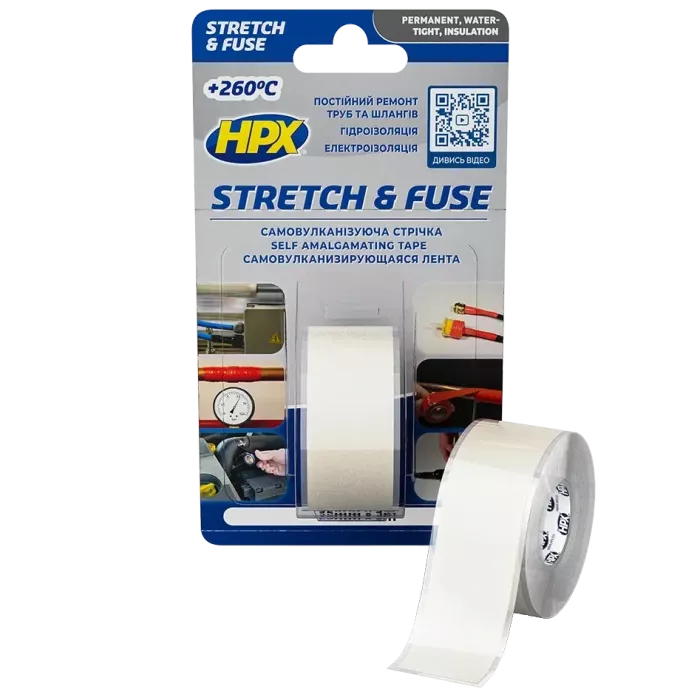 HPX SI2503 Stretch&Fuse 25мм х 3м Лента силиконовая вулканизирующая