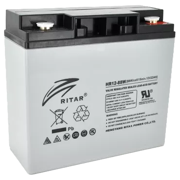 AGM RITAR HR1288W 22А•ч 12В Свинцово-кислотная аккумуляторная батарея