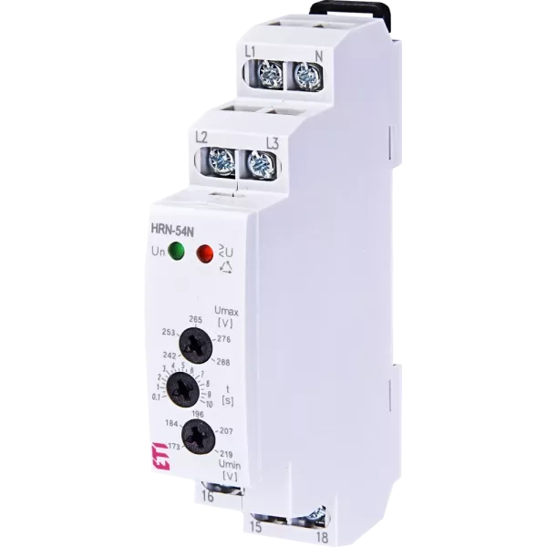 ЕТІ HRN-54N 3x400/230AC Реле контролю напруги і послід. фаз