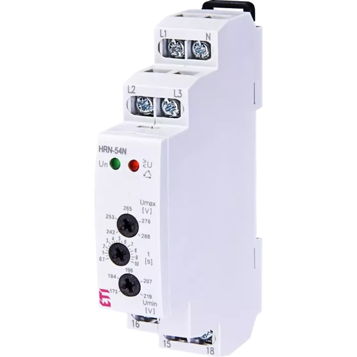 ЕТІ HRN-54N 3x400/230AC Реле контролю напруги і послід. фаз