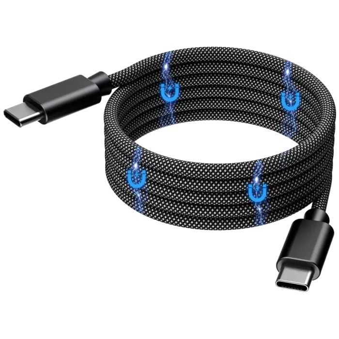 Choetech XCC-1051 Magnetic USB-C to USB-C PD3.1 240Вт 1.8м Кабель