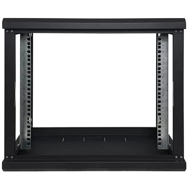 EServer 9U 600х500х503 скло, чорна Шафа
