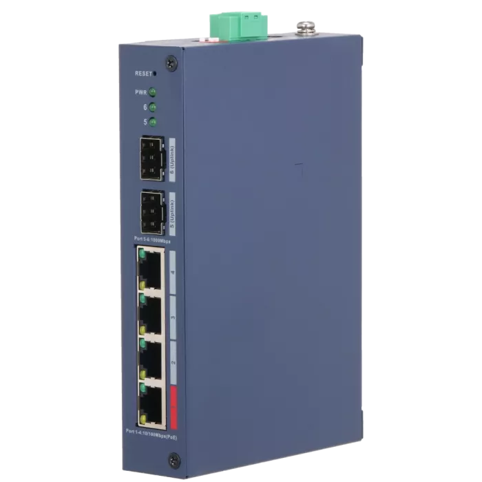 Dahua DH-CHS4206-4ET-90 PoE Комутатор 6 портів керований