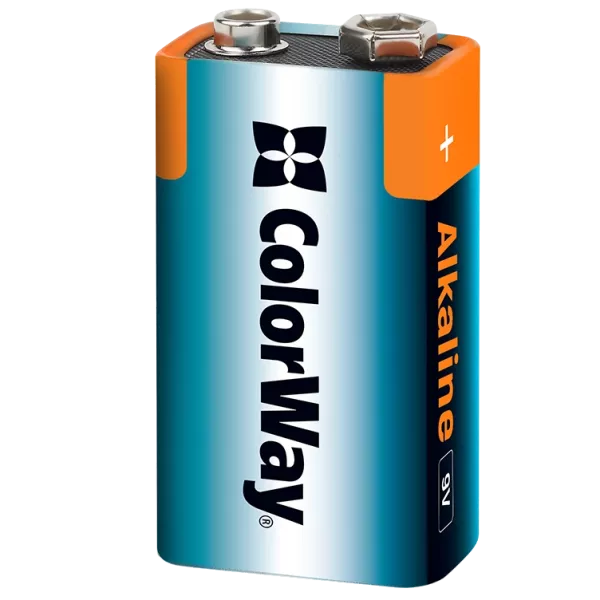 СolorWay Alkaline Power лужні 9V/6LR61 (1шт) blister Батарейки