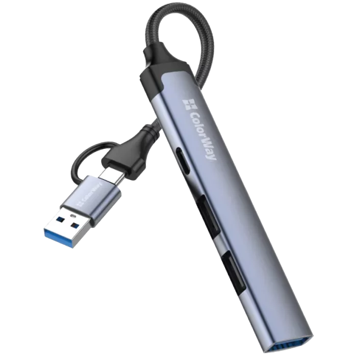 СolorWay CW-HUB06 USB2.0х2/USB3.0/USB-C2.0 USB хаб (док-станція)