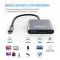СolorWay CW-HUB08 100W/USB3.0/HDMI 4К USB хаб (док-станція)