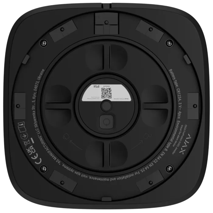 Ajax EN54 FireProtect (VAD) black пожежний світловий "ВИХІД" Cповіщувач