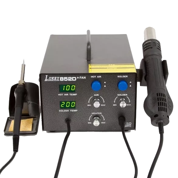 Lukey 852D+FAN Термовоздушная паяльная станция