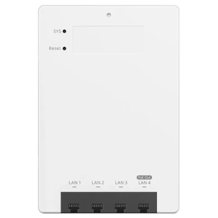 Ruijie Reyee RG-RAP72-Wall Wi-Fi 7 внутрішня дводіапазонна Точка доступу