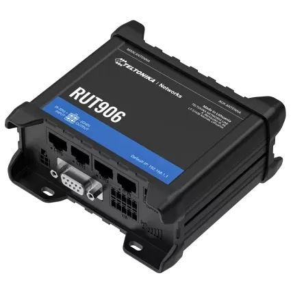 Teltonika RUT906 з 4G LTE, Wi-Fi, RS-232, RS-485 Промисловий стільниковий маршрутизатор