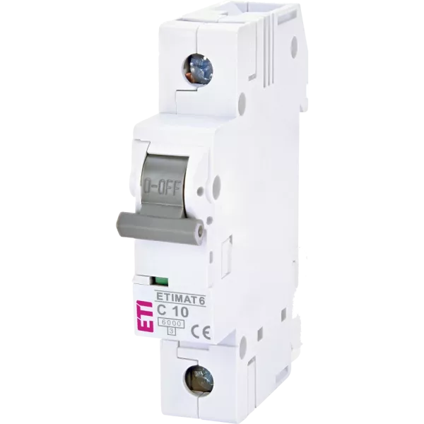 ЕТІ ETIMAT 6 1Р 10А 6kA C Автоматичний вимикач