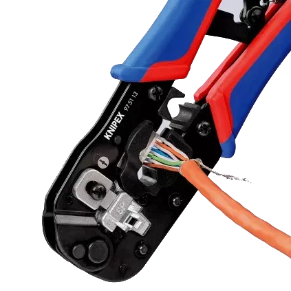 KNIPEX 97 51 13 Western RJ45 Прес-кліщі для штекерів