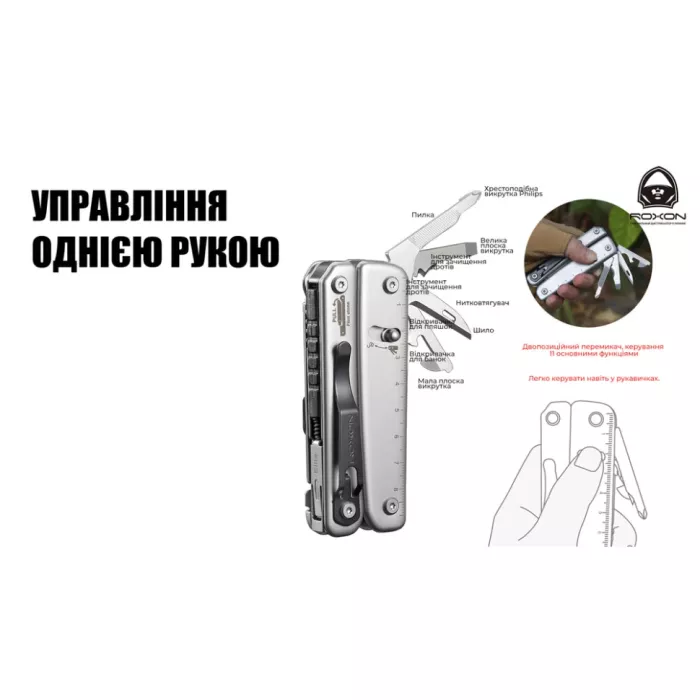 Roxon Flash S803E (20 в 1) Мультитул