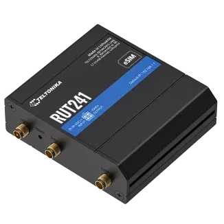 Teltonika RUT241 з 4G LTE, Wi-Fi, eSIM Промисловий стільниковий маршрутизатор