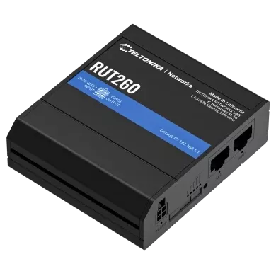 Teltonika RUT260 з 4G LTE, Wi-Fi Промисловий стільниковий маршрутизатор
