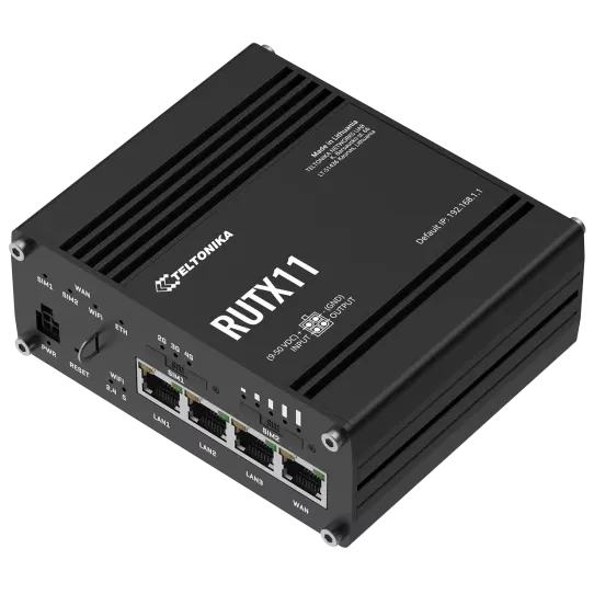 Teltonika RUTX11 Промисловий стільниковий маршрутизатор