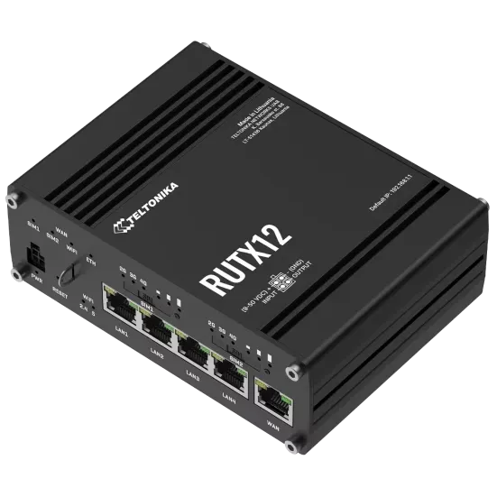 Teltonika RUTX12 Промисловий стільниковий маршрутизатор