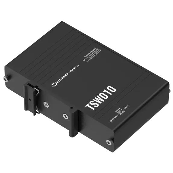 Teltonika TSW010 з монтажем на DIN-рейку Комутатор 5 портів некерований