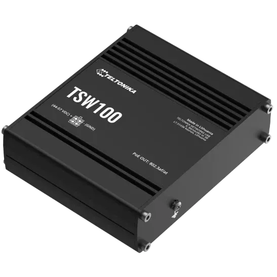 Teltonika TSW100 POE+ Комутатор 5 портів некерований