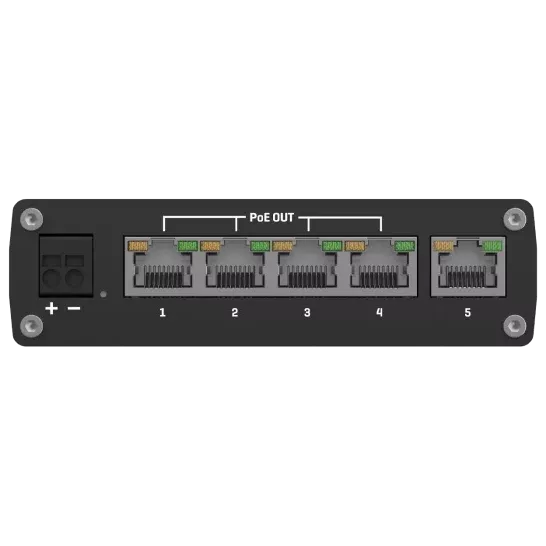 Teltonika TSW101 POE+ для використання в транспорті Комутатор 5 портів некерований