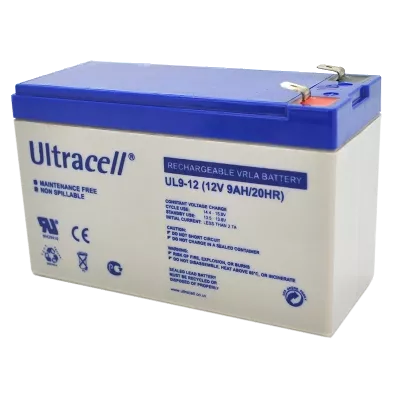 Ultracell UL9-12 9A*г 12В Свинцево-кислотна акумуляторна батарея