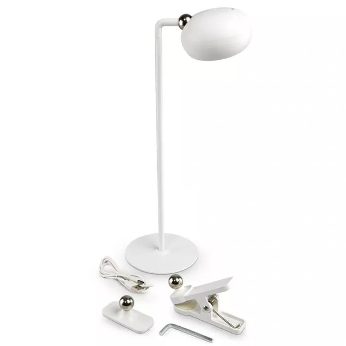 VIDEX VLE-TF18W 3W 3000-5500K 220V LED лампа настiльна з акумулятором