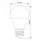 TITANUM А60 10W E27 4100K 220V LED лампа