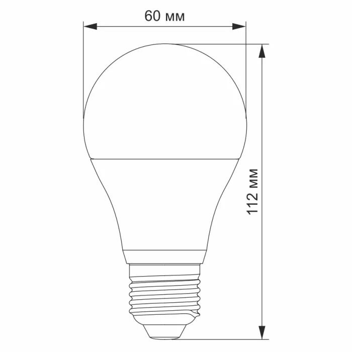 TITANUM A60 12W E27 4100K 220V LED лампа