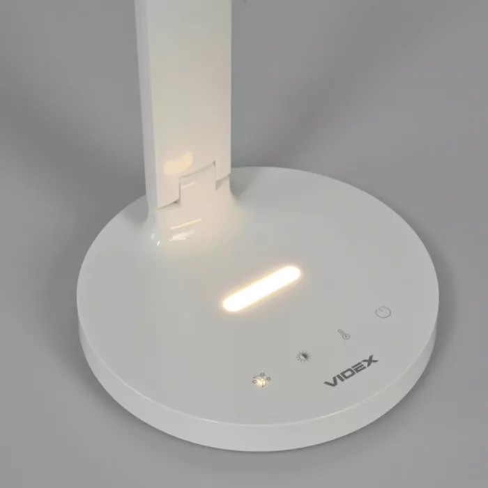 VIDEX VL-TF16W 5W 1800-5000K LED лампа настільна з акумулятором