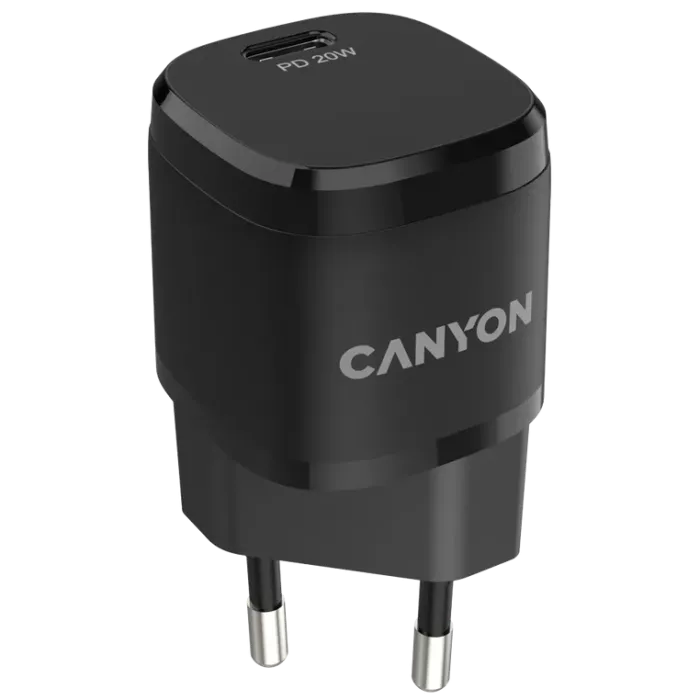 Canyon H-08 black (PD 20W) Сетевое зарядное устройство