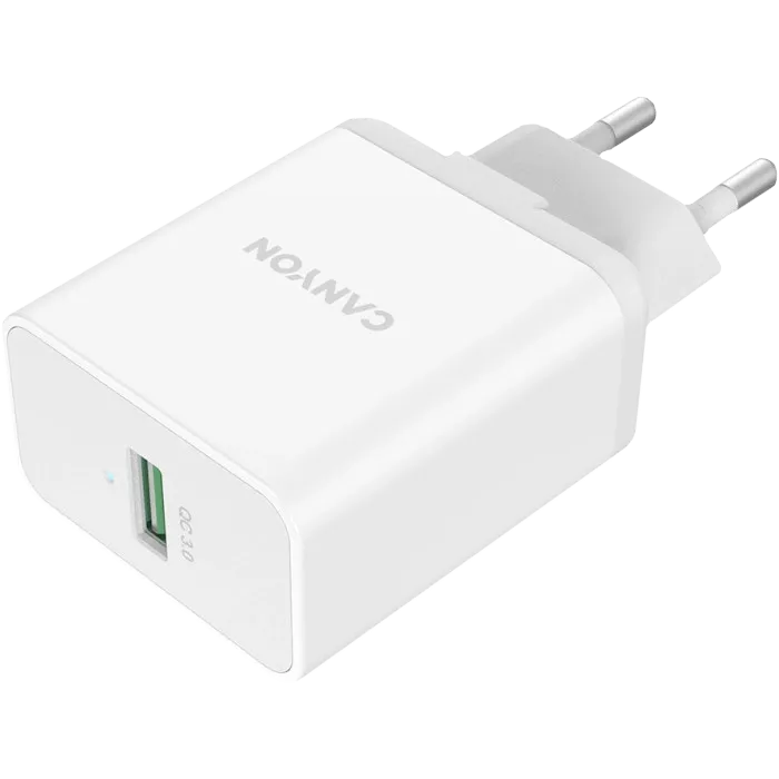 Canyon H-36-01 white (QC 36W) Сетевое зарядное устройство