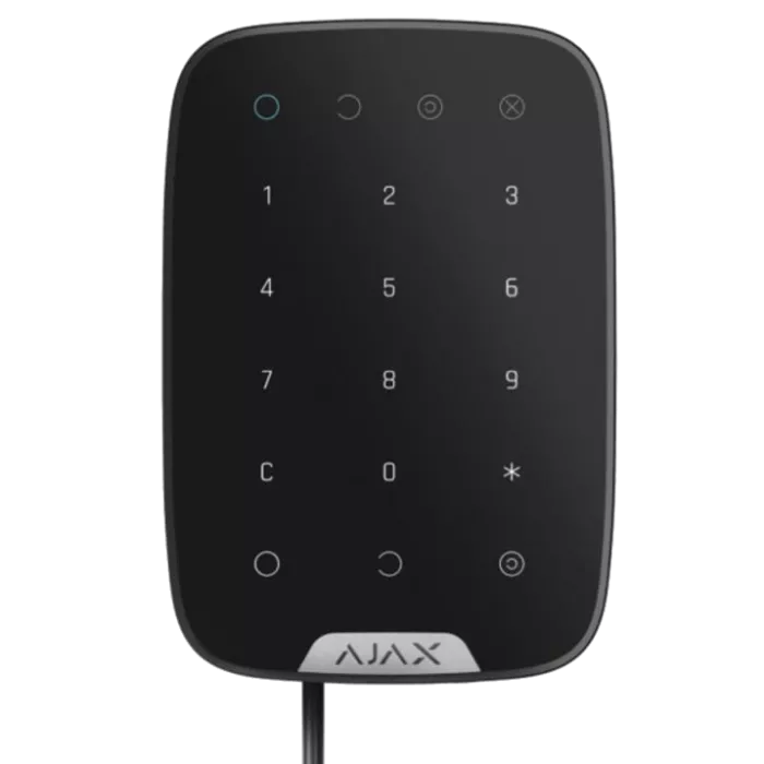Дротова сенсорна клавіатура Ajax Superior Keypad black Fibra