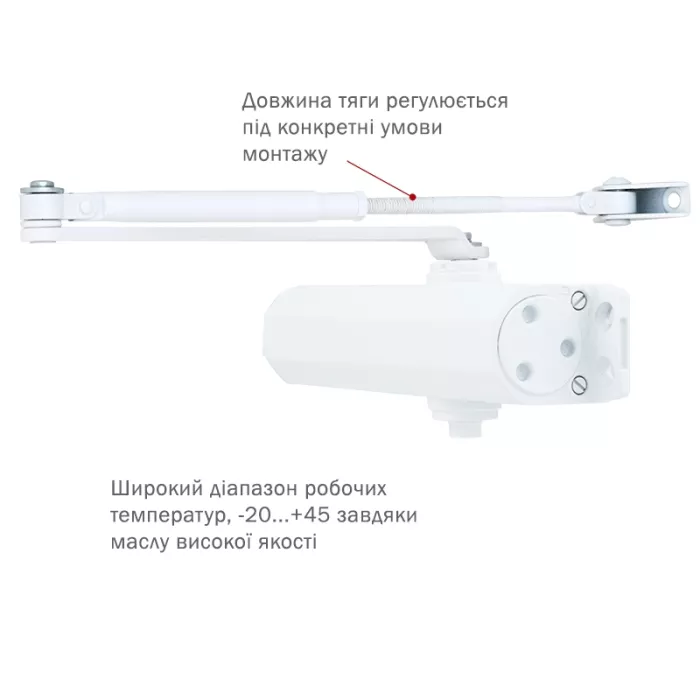 RYOBI *1500 D-1554 GLOSSY_WHITE Доводчик