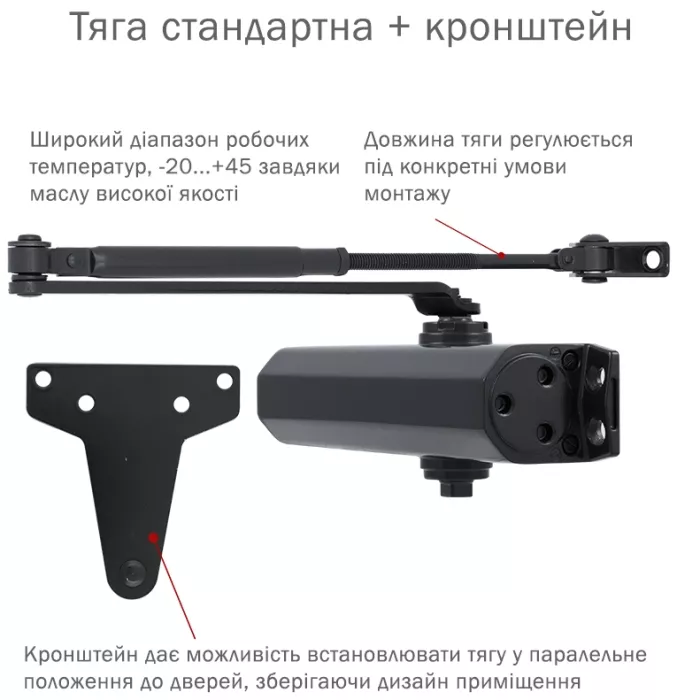 RYOBI D-2055V BLACK BC UNIV_ARM Доводчик