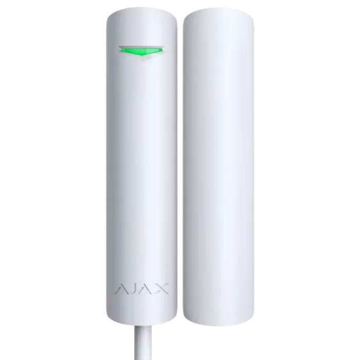 Дротовий магнітоконтактний сповіщувач Ajax Superior DoorProtect white Fibra