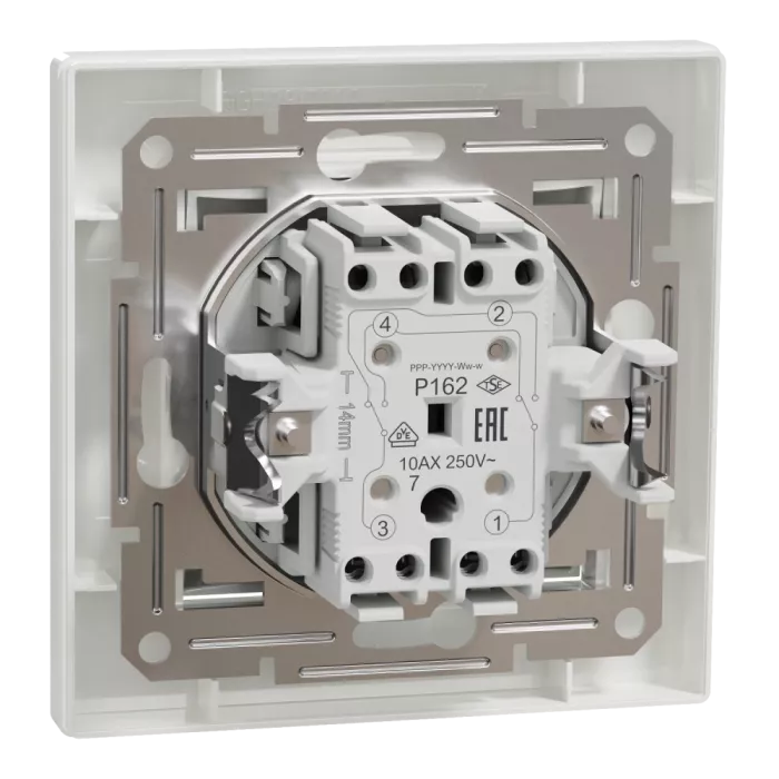 Schneider Electric ASFORA EPH0500121 Вимикач 1-кл. білий перехресний