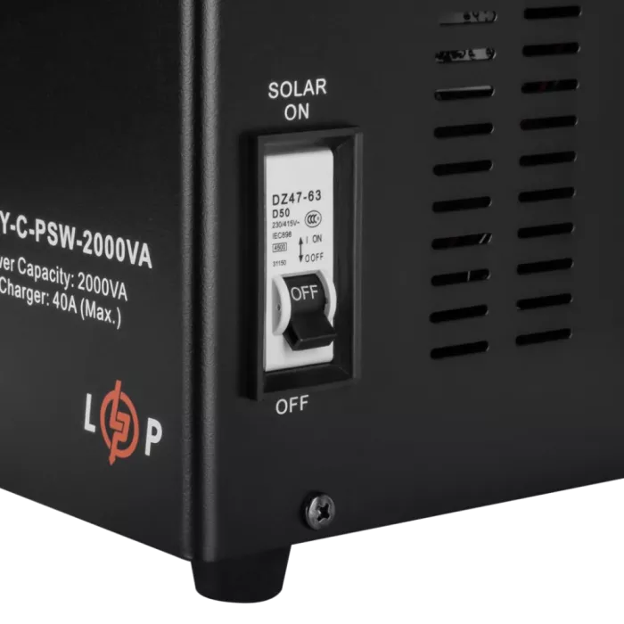 LOGICPOWER LPY-С-PSW-2000VA (1400Вт) MPPT 24В Джерело безперебійного живлення