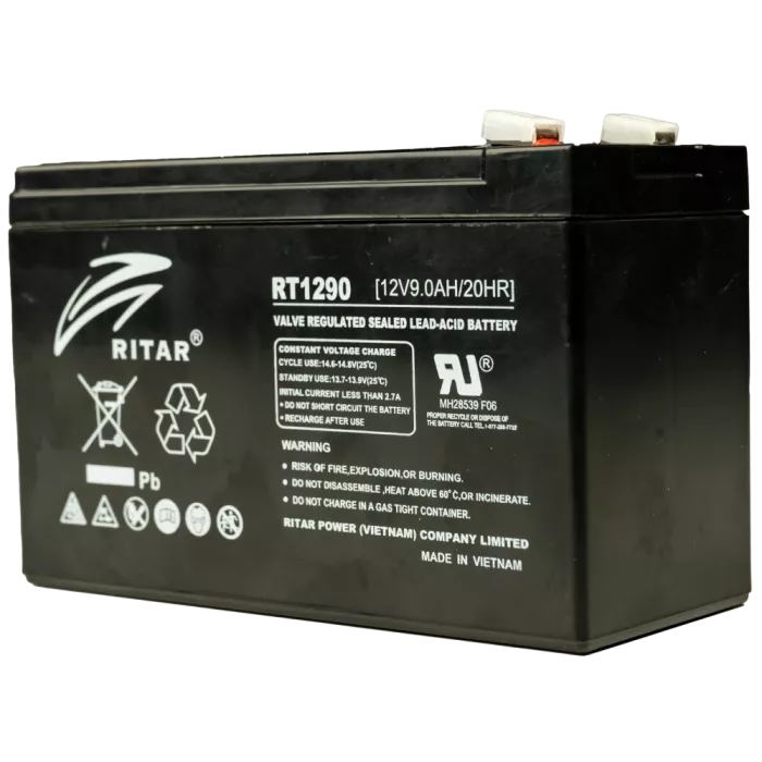 Ritar RT1290 9А•ч 12В Свинцово-кислотная аккумуляторная батарея