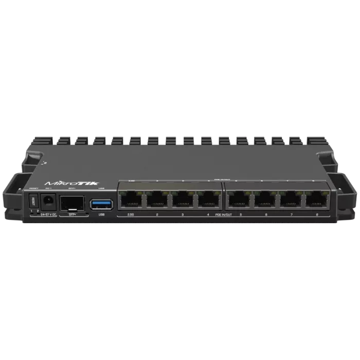 MikroTik RB5009UPr+S+IN 2.5G Ethernet 10G SFP+ PoE Маршрутизатор