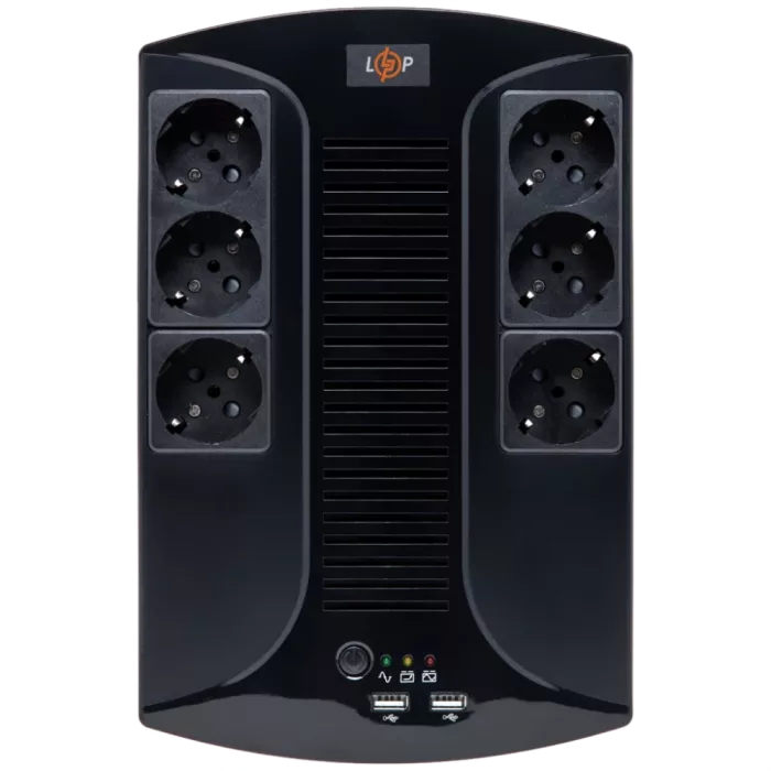LOGICPOWER 650VA-6PS (455Вт) Источник бесперебойного питания