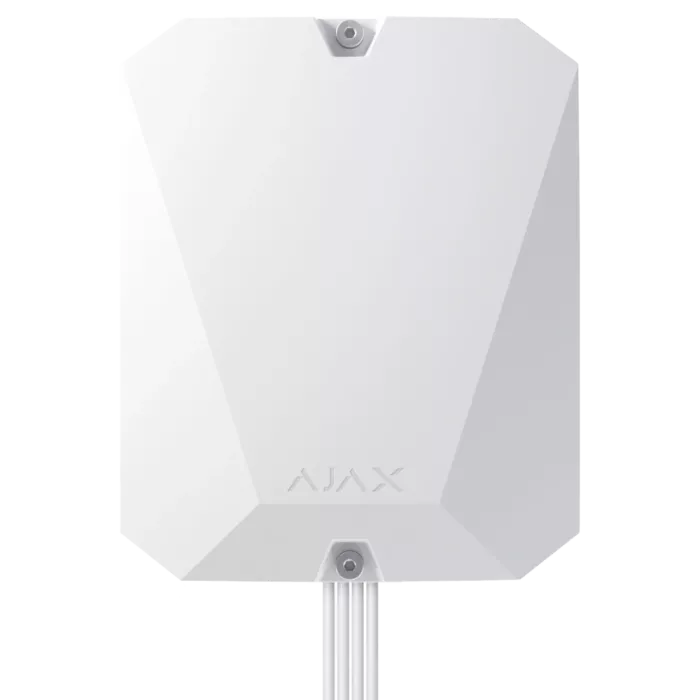 Дротова охоронна централь Ajax Superior Hub Hybrid (4G) white Fibra