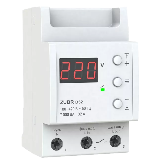 ZUBR D32 Реле напруги