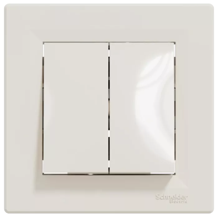 Schneider Electric Asfora EPH0300123 Вимикач двоклавішний самозатискний