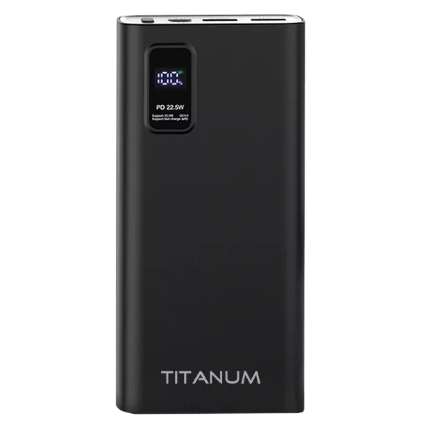 TITANUM 727S 20000mAh 22.5W Black Повербанк